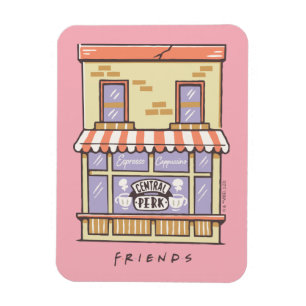 FRIENDS™   Central Perk Cartoon Coffee Shop Magnet