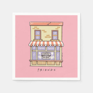 FRIENDS™ | Central Perk Cartoon Coffee Shop Napkin