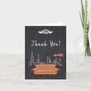 FRIENDS™   Central Perk Chalkboard Thank You Card