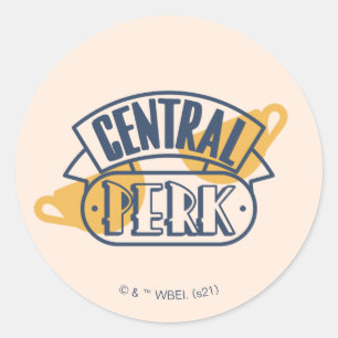 FRIENDS™   Central Perk Classic Round Sticker