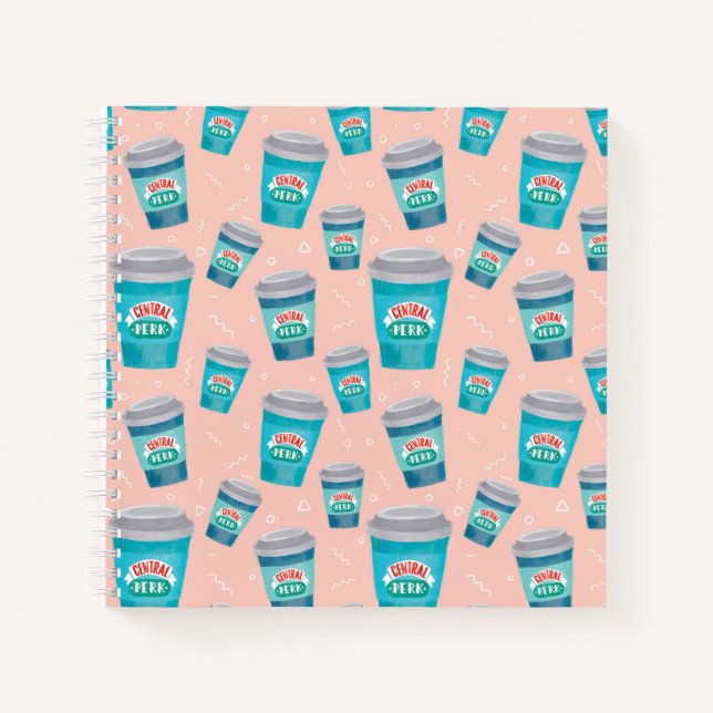 FRIENDS™ | Central Perk Coffee Cup Pattern Notebook (Front)