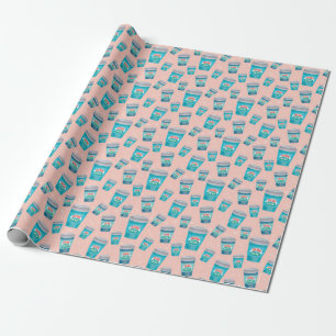FRIENDS™   Central Perk Coffee Cup Pattern Wrapping Paper