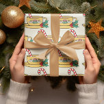 FRIENDS™ | Central Perk Holiday Mug Wrapping Paper Sheet<br><div class="desc">Celebrate the holidays with the FRIENDS™ Central Perk Holiday Mug Design, now on a cosy baby bodysuit. Featuring the iconic Central Perk logo surrounded by festive mugs and seasonal accents, this design brings holiday cheer and nostalgia to your little one's wardrobe. Perfect for fans of the beloved TV show, it’s...</div>