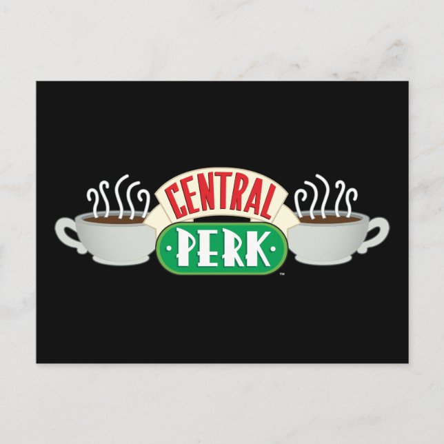 FRIENDS™ | Central Perk Logo Invitation Postcard (Front)