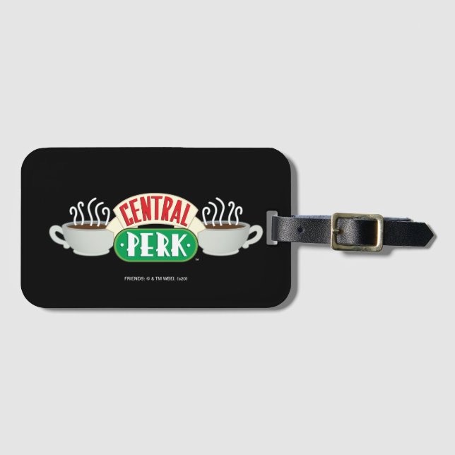 FRIENDS™ | Central Perk Logo Luggage Tag (Front Horizontal)