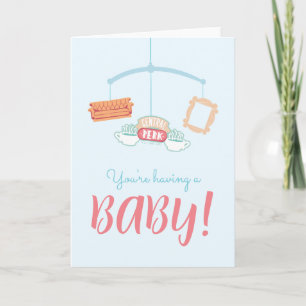 FRIENDS™   Central Perk Mobile Baby Shower Card