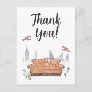 FRIENDS™   Central Perk Thank You Postcard