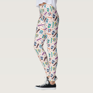 FRIENDS™   Central Perk Vibrant Coffee Pattern Leggings