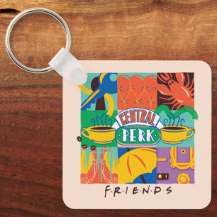 FRIENDS™   Central Perk Vibrant Graphic Key Ring