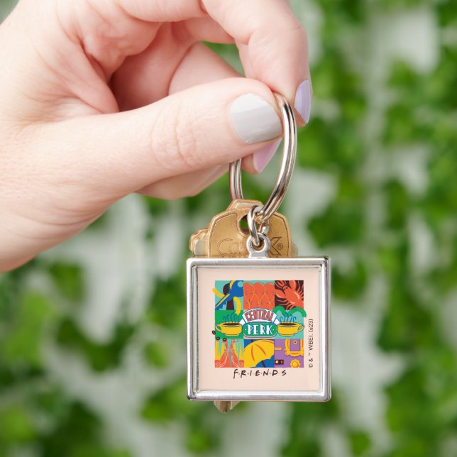 FRIENDS™ | Central Perk Vibrant Graphic Key Ring (Hand)