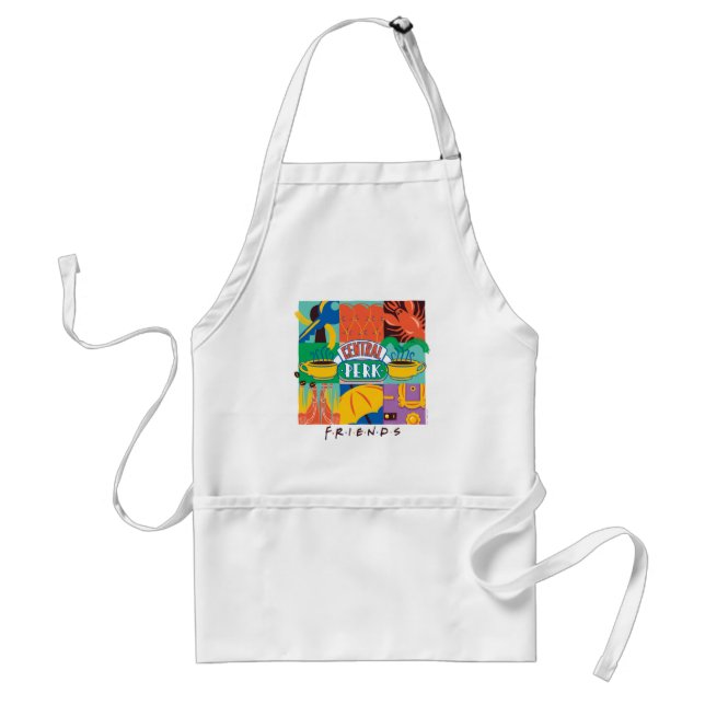 FRIENDS™ | Central Perk Vibrant Graphic Standard Apron (Front)