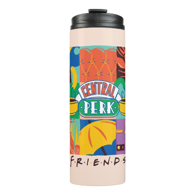 FRIENDS™ | Central Perk Vibrant Graphic Thermal Tumbler (Front)