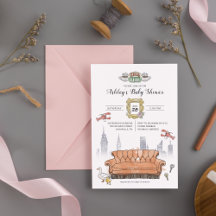 FRIENDS™ | Central Perk Watercolor Baby Shower