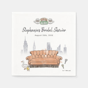FRIENDS™   Central Perk Watercolor Bridal Shower Napkin