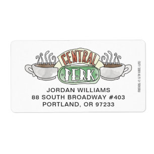 FRIENDS™   Central Perk Watercolor Logo