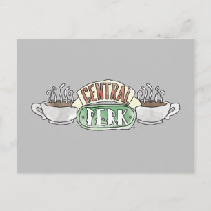 FRIENDS™   Central Perk Watercolor Logo Invitation Postcard