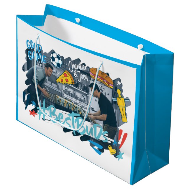 FRIENDS™ | Chandler & Joey - Best Buds Large Gift Bag (Front Angled)