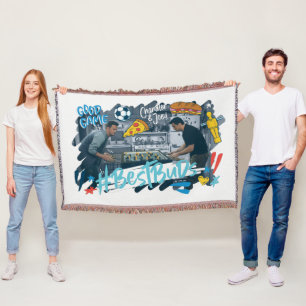FRIENDS™   Chandler & Joey - Best Buds Throw Blanket