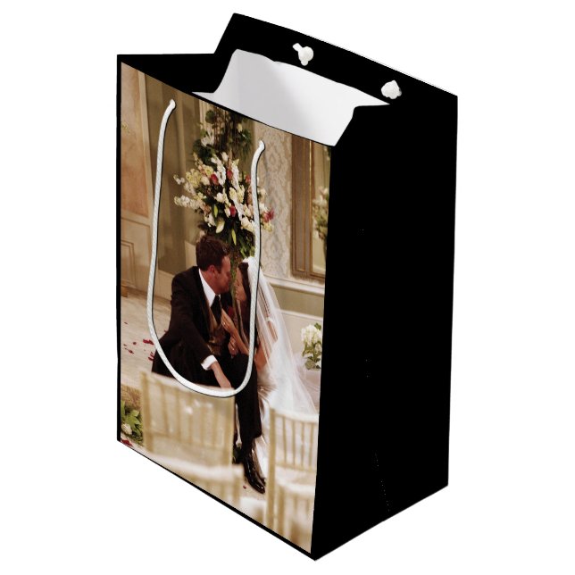 FRIENDS™ | Chandler & Monica Married Medium Gift Bag (Front Angled)
