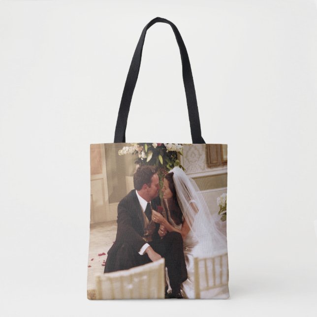 FRIENDS™ | Chandler & Monica Married Tote Bag (Front)