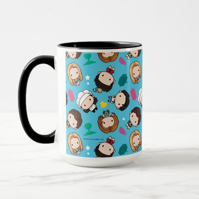 FRIENDS™ | Character Chibi Pattern Mug (Left)