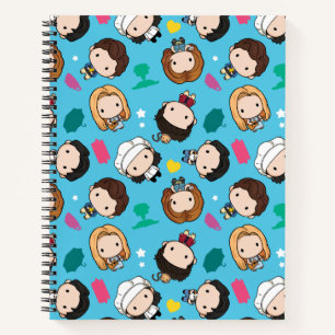 FRIENDS™   Character Chibi Pattern Notebook
