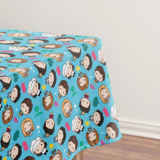 FRIENDS™ | Character Chibi Pattern Tablecloth (In Situ)
