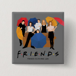 FRIENDS™ Character Silhouette 15 Cm Square Badge