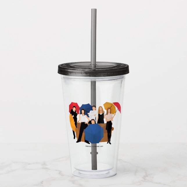 FRIENDS™ Character Silhouette Acrylic Tumbler (Front)