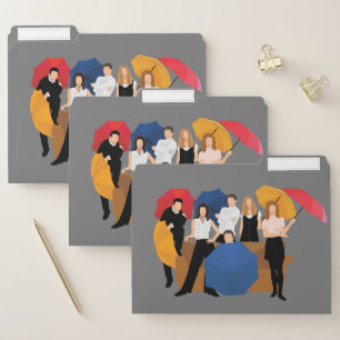FRIENDS™ Character Silhouette File Folder