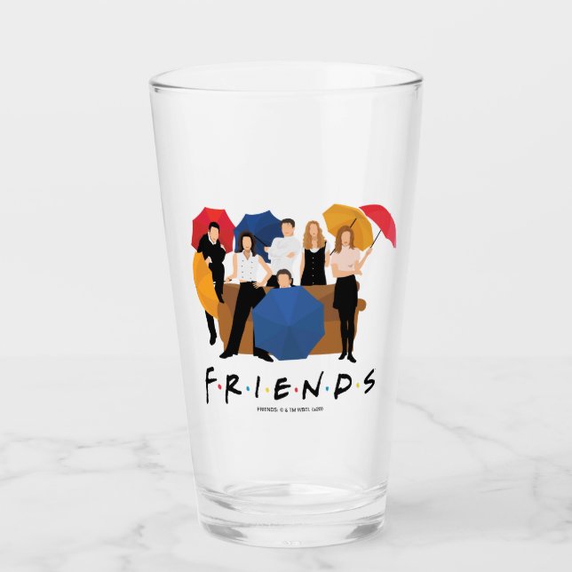 FRIENDS™ Character Silhouette Glass (Front)
