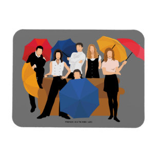 FRIENDS™ Character Silhouette Magnet