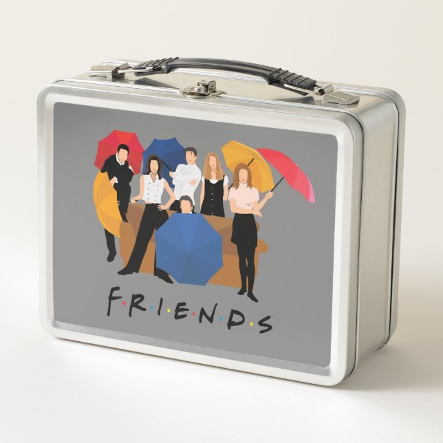 FRIENDS™ Character Silhouette Metal Lunch Box (Front)