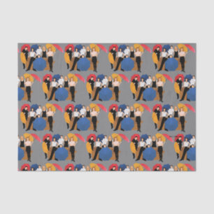 FRIENDS™ Character Silhouette Tissue Paper