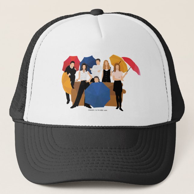 FRIENDS™ Character Silhouette Trucker Hat (Front)