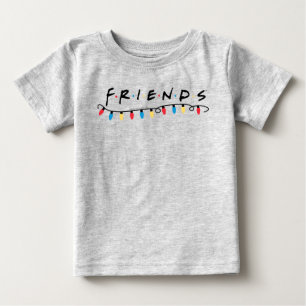 FRIENDS™ Christmas Lights Logo Baby T-Shirt
