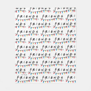 FRIENDS™   Christmas Lights Logo Fleece Blanket