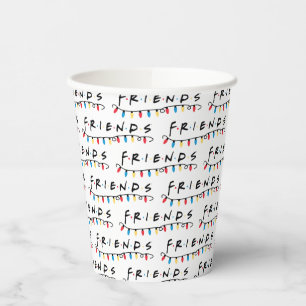 FRIENDS™   Christmas Lights Logo Paper Cups