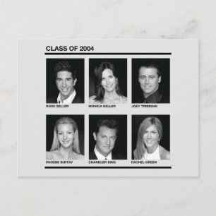 FRIENDS™   Class of 2004 Invitation Postcard