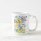 'Friends' coffee mug; flowers gift mug