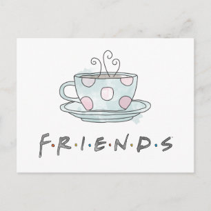 FRIENDS™   Coffee Mug Watercolor Invitation Postcard