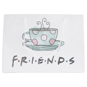 FRIENDS™ Coffee Mug Watercolor Large Gift Bag