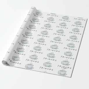FRIENDS™   Coffee Mug Watercolor Wrapping Paper