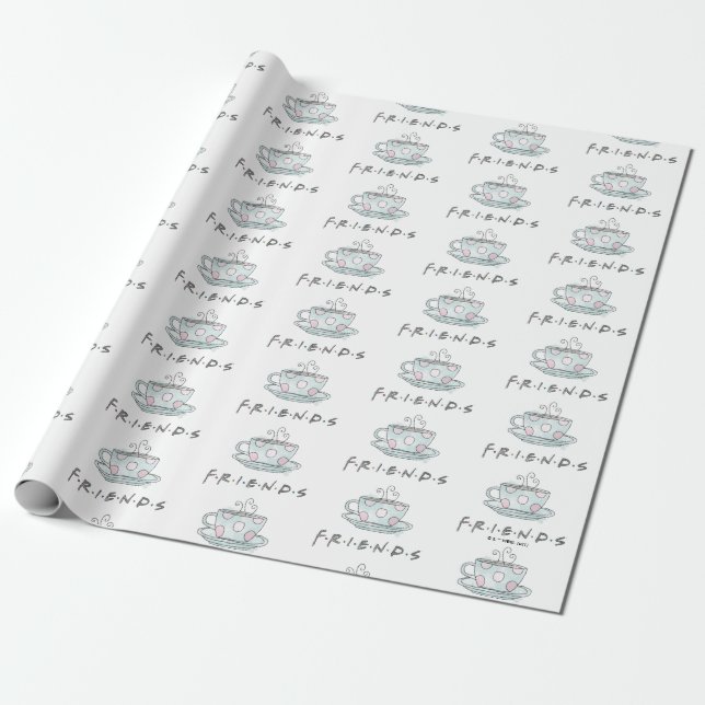 FRIENDS™ | Coffee Mug Watercolor Wrapping Paper (Unrolled)