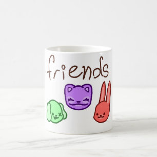 Friends Colorful Animal Mug