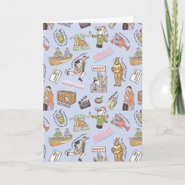 FRIENDS™ Colorful Cartoon Pattern Card (Front)