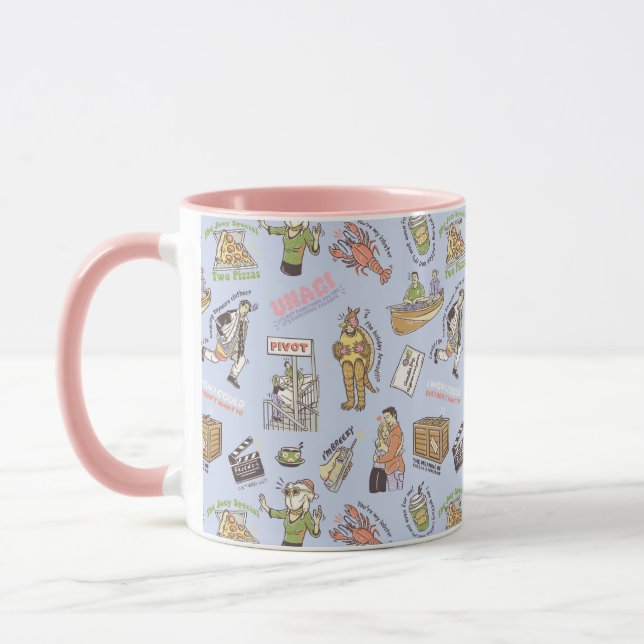 FRIENDS™ Colorful Cartoon Pattern Mug (Left)