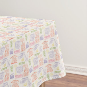 FRIENDS™ Colorful Quotes Pattern Tablecloth