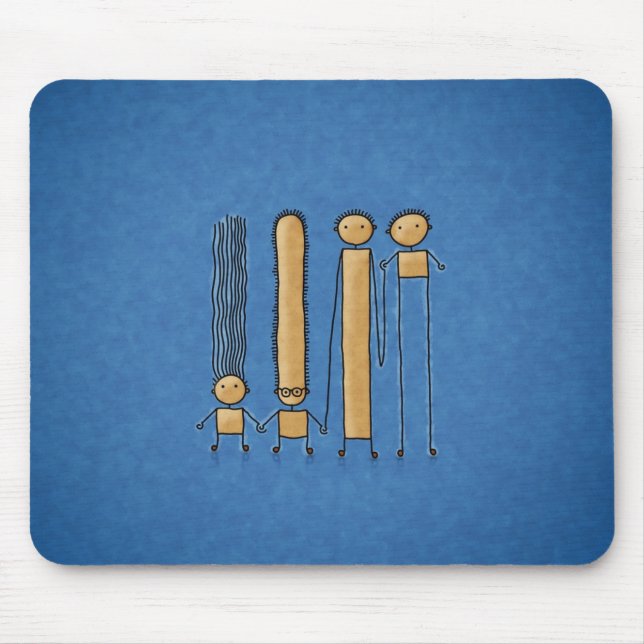 Friends (Colour 2) Mouse Mat (Front)