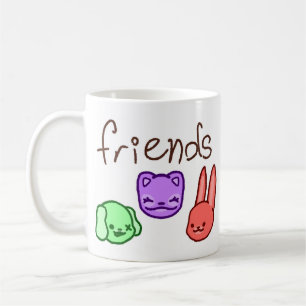 Friends Colourful Animal Mug REVISED